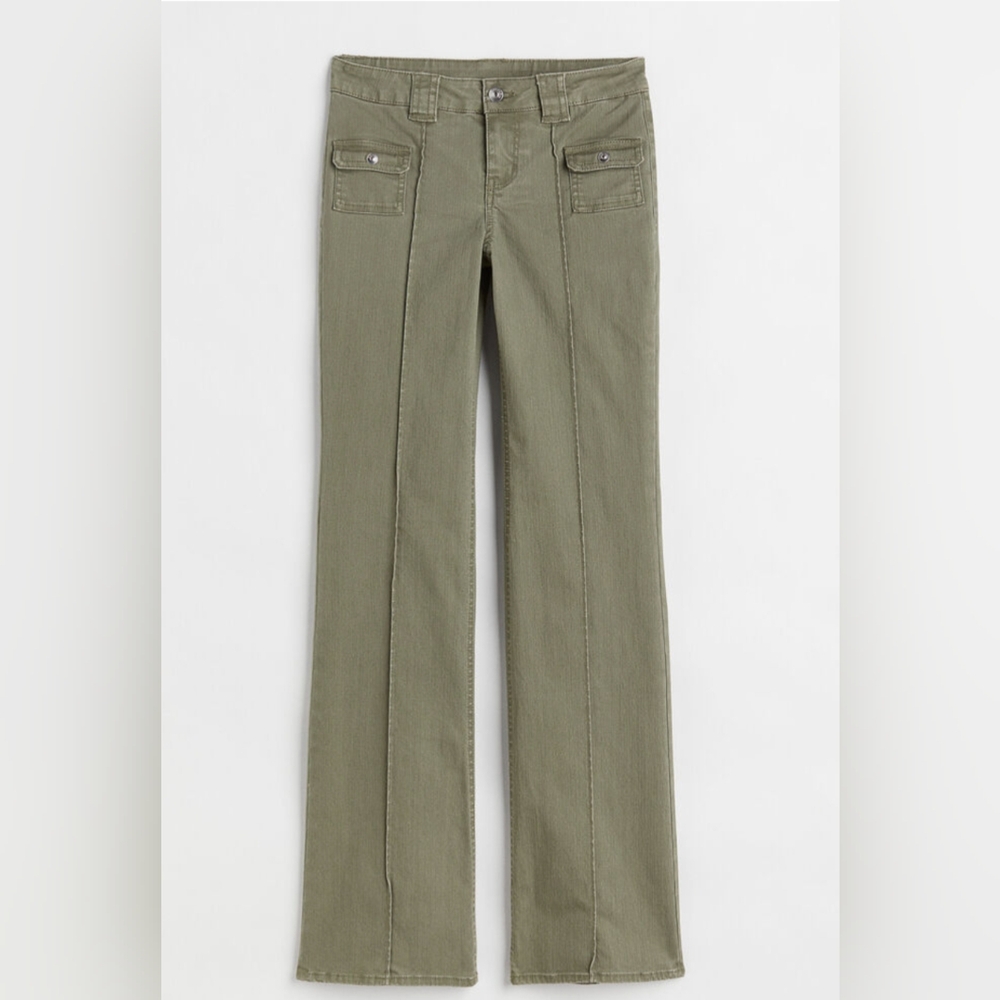H&M Green Twill Cargo pants